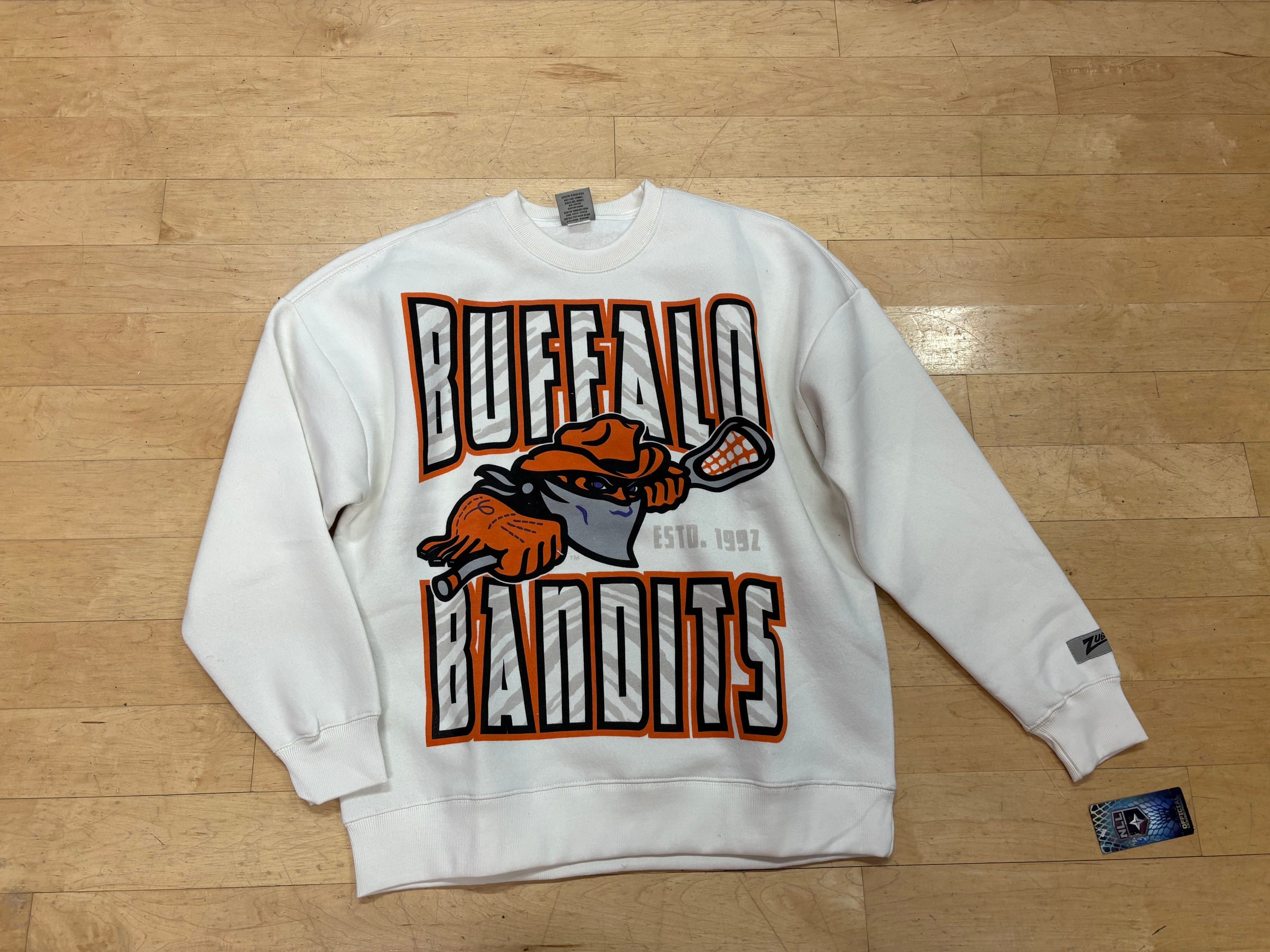 Buffalo Bandits Lacrosse UNISEX 90's Vintage First Down Zubaz 2