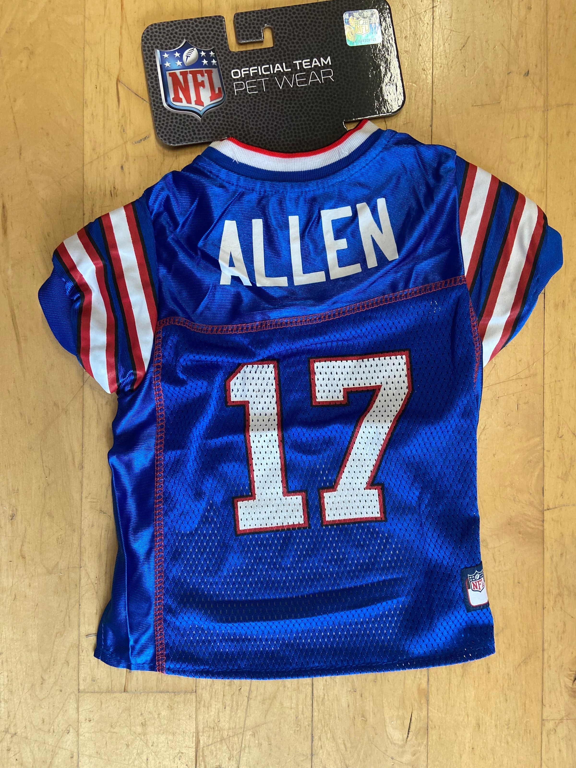 Josh Allen 17 Buffalo Jersey Logo Typography 