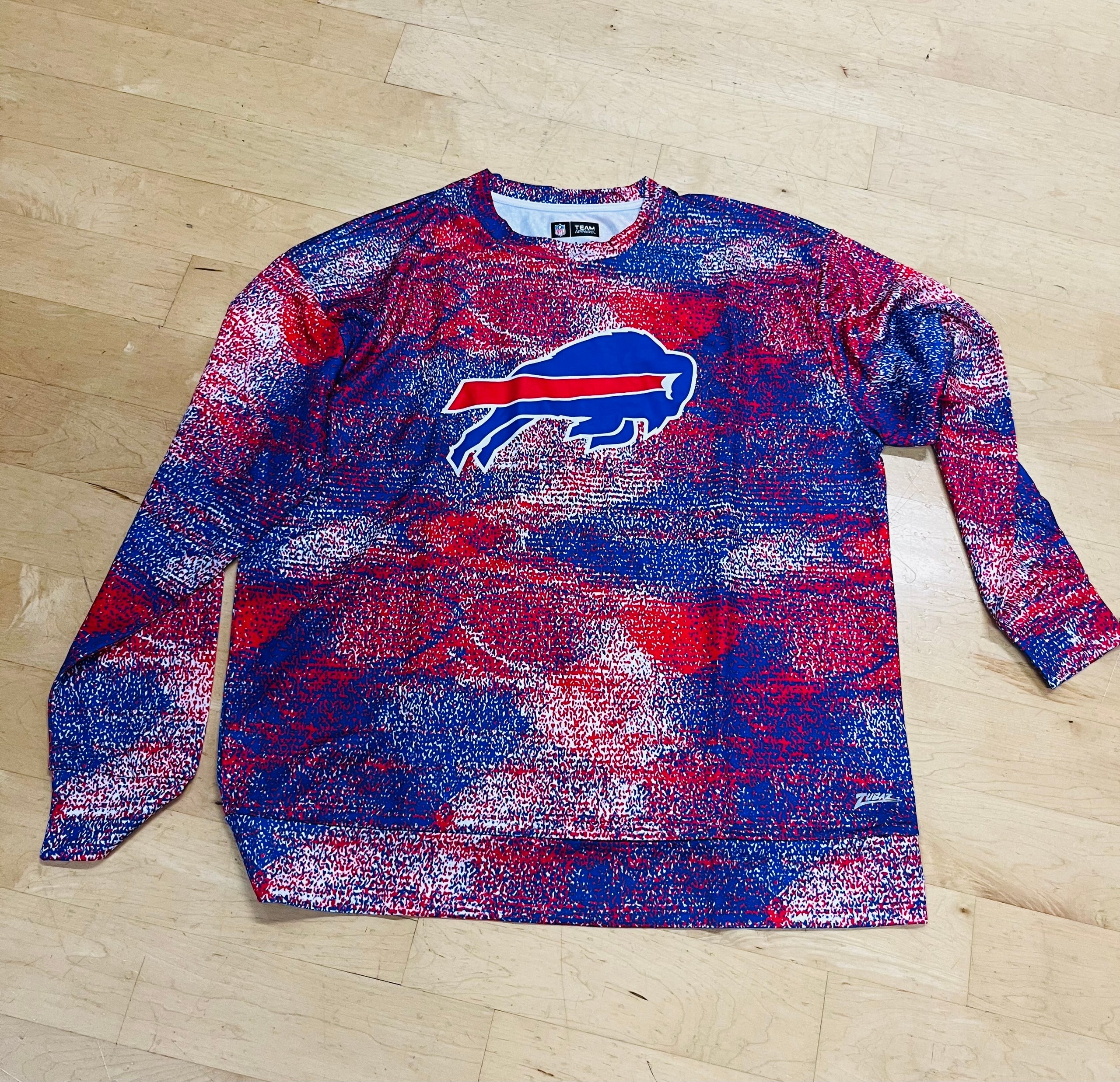Zubaz Splattered Buffalo Bills Crew Totally Buffalo Store More